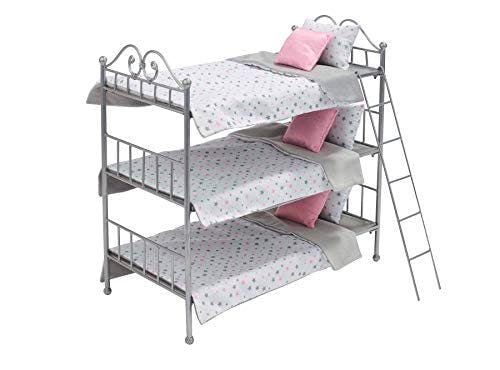 Metal Triple Doll Bunk Bed