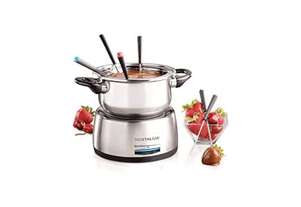 Nostalgia 6-Cup Electric Fondue Set