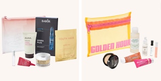 Collage of Macy's Beauty Box Samplers