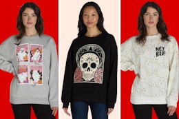 New $12 Women's Halloween Sweatshirts at Walmart card image