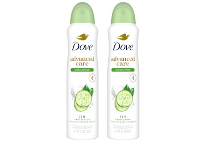 2 Dove Deodorant Dry Sprays