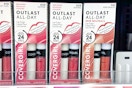 covergirl outlast lip colors on a shelf