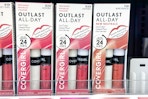 covergirl outlast lip colors on a shelf
