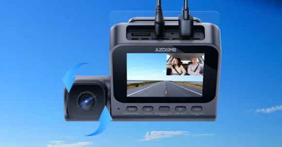 Front and Interior Dual Dash Cam, Just $22.99 on Amazon