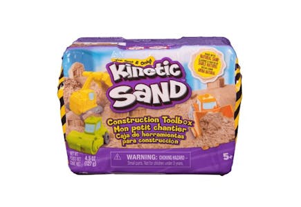 Kinetic Sand Construction Toolbox
