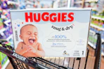 huggies diapers in shopping cart