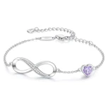 Infinity Birthstone Bracelet