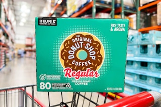 costco the original Donut Shop K Cups 80 count on cart