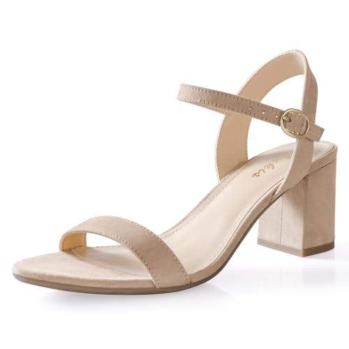 Women's Open Toe Block Heel Sandals