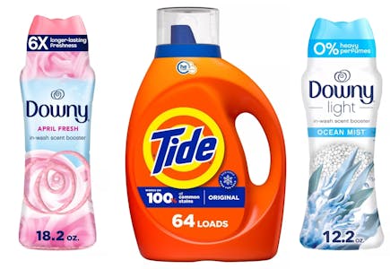 1 Tide + 2 Downy Products