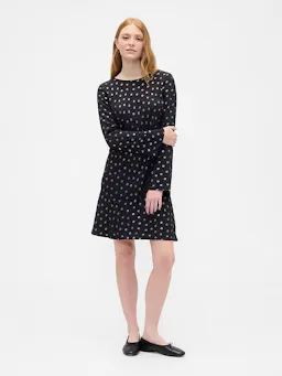 Gap Factory Satin Boatneck Mini Dress