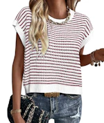Women's Short Sleeve Sweater