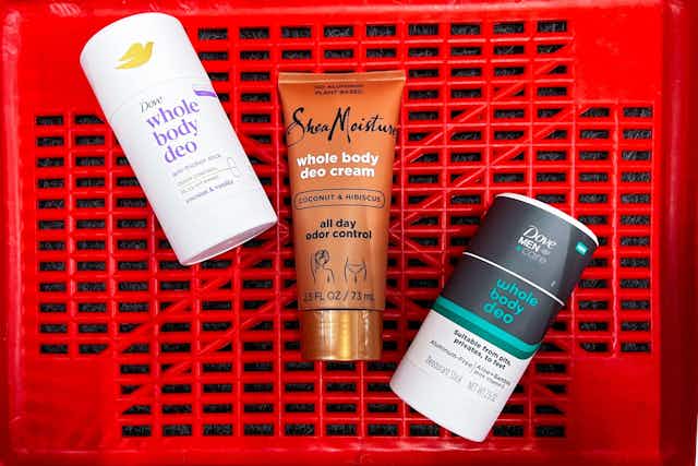 Up to 59% Off Whole Body Deodorant at CVS: Dove, Dove Men+Care, SheaMoisture card image