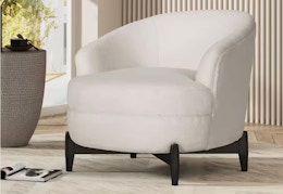 I'm Obsessed With This Boucle Chair That’s 60% Off at The Home Depot card image