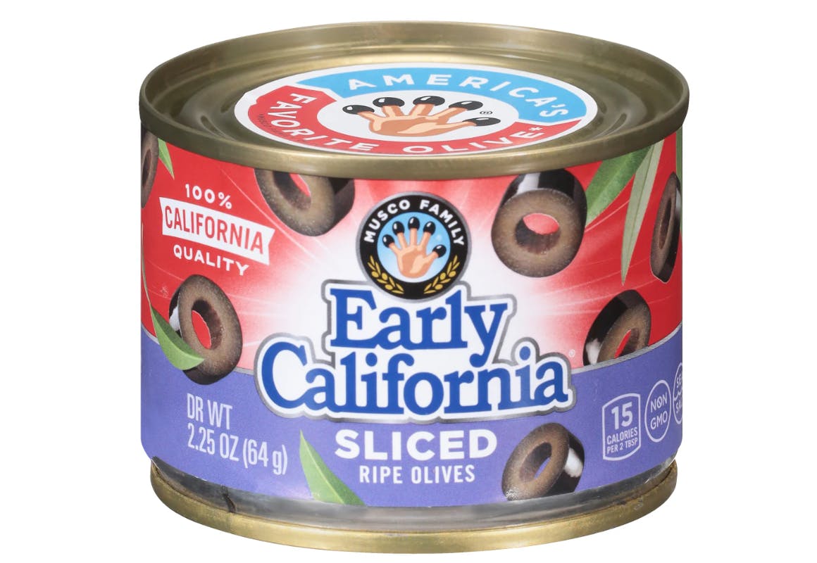 Early California Olives Can