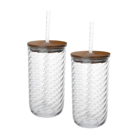 Beautiful Swirl Tumbler Set