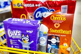 Dollar General Saturday Deals: $0.46 Cheerios, Cheap Charmin and Luvs card image