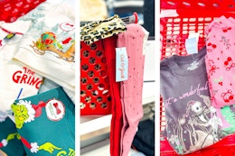 Grinch Matching Family Fleece, Toddler leggings, and women's graphic sweatshirts