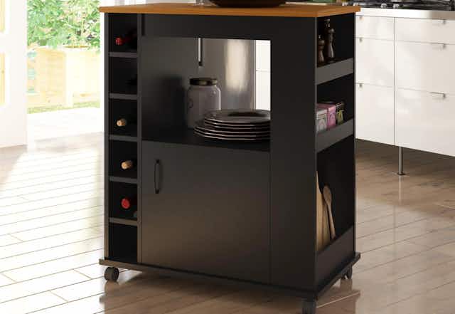 Clearance Kitchen Cart, Only $68 at Walmart (Reg. $140) card image