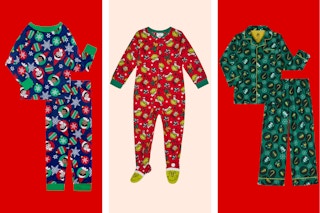 walmart holiday pajamas collage