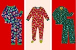 walmart holiday pajamas collage