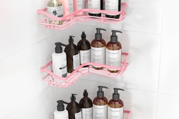 3-Piece Shower Shelf Set, Just $5.99 on Amazon (Reg. $19.99) card image