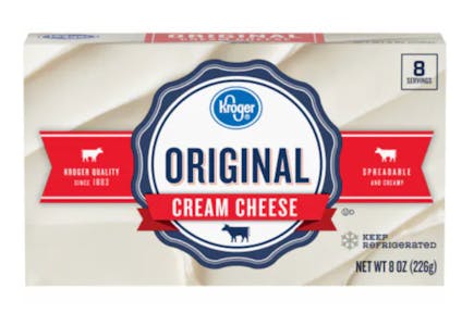 3 Kroger Cream Cheese