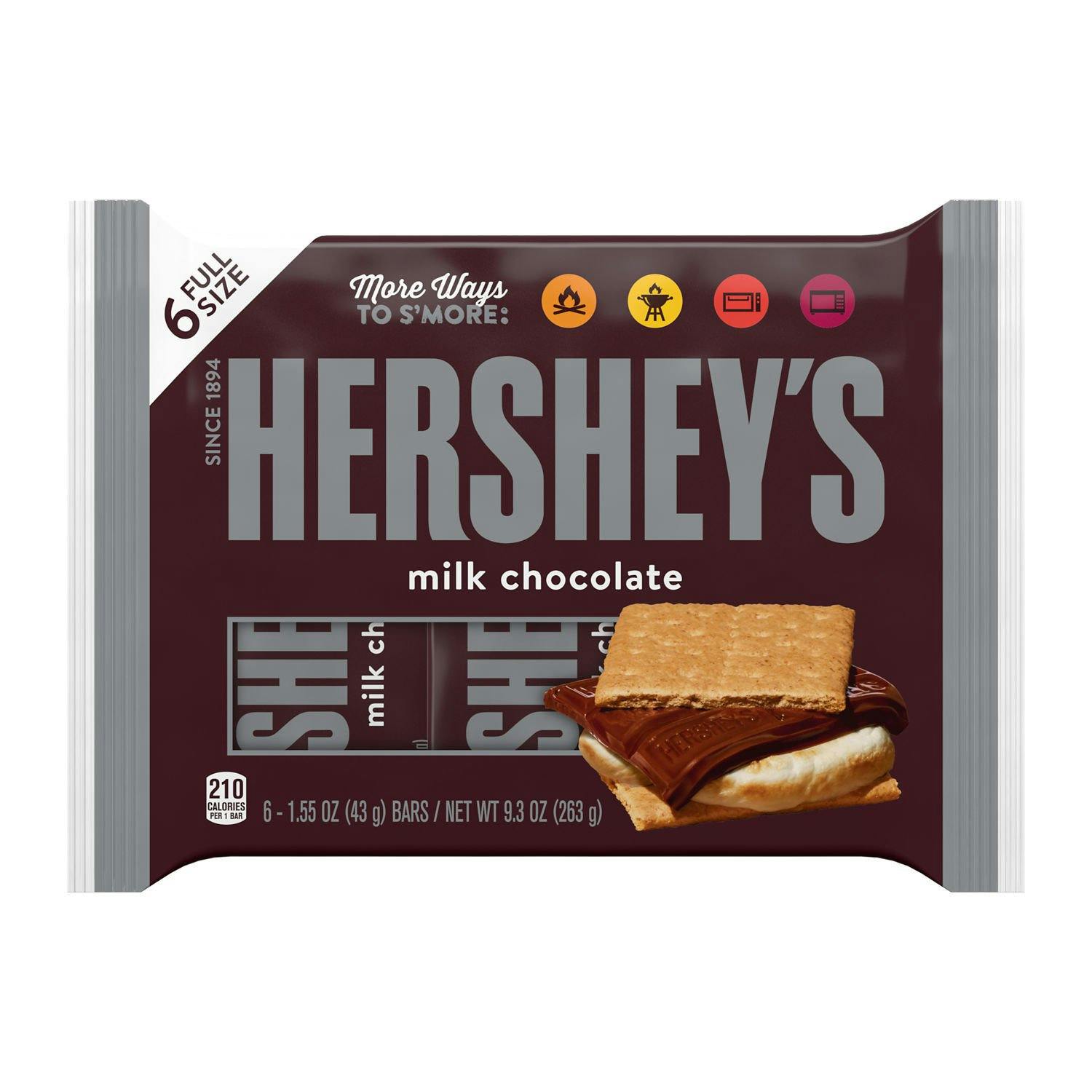 Hershey's Milk Chocolate 6-Pack