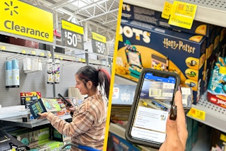 using the walmart app to scan clearance items for secret prices