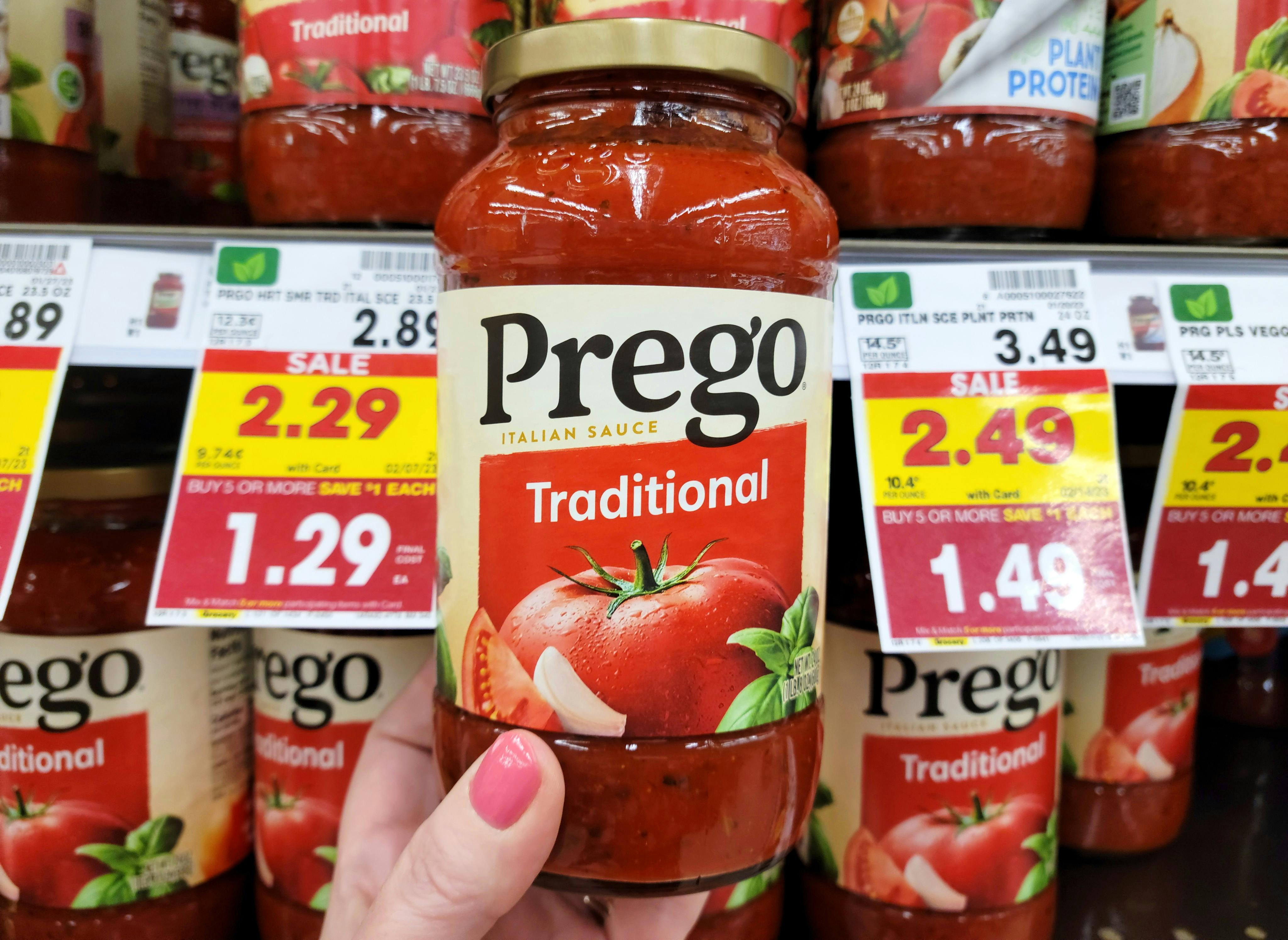 Prego Pasta Sauce as low as $2.00! - Kroger Krazy