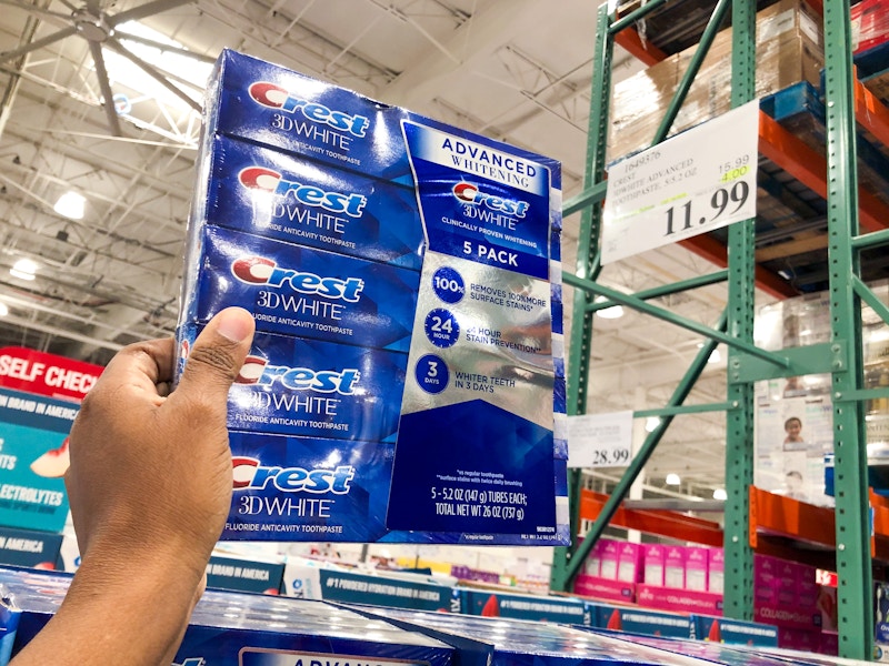 costco crest 3d white advanced whitening toothpaste