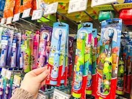 Colgate Kids’ Battery-Powered Toothbrushes, Only $3 After Walmart Cash card image