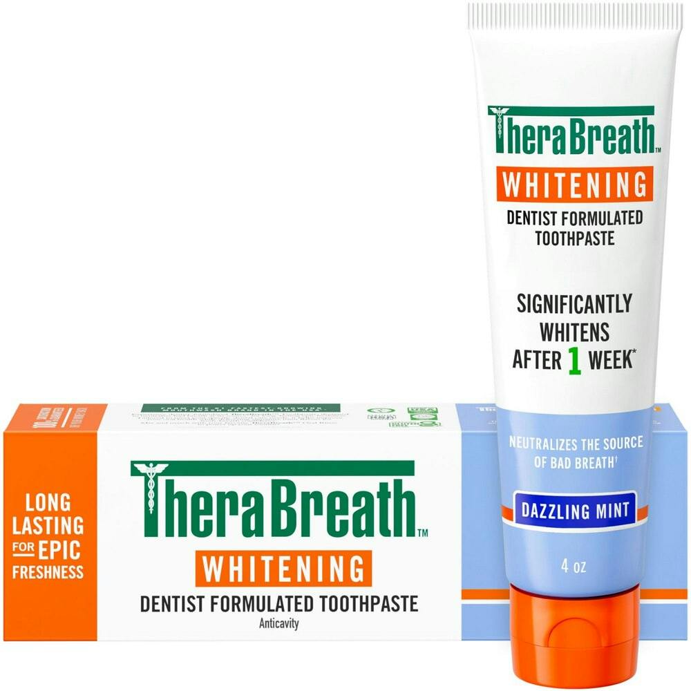 2 TheraBreath Whitening Toothpastes