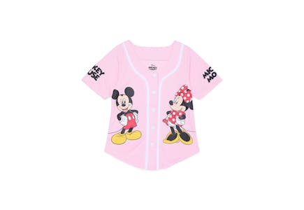 Mickey and Minnie Kids' Baseball Jersey