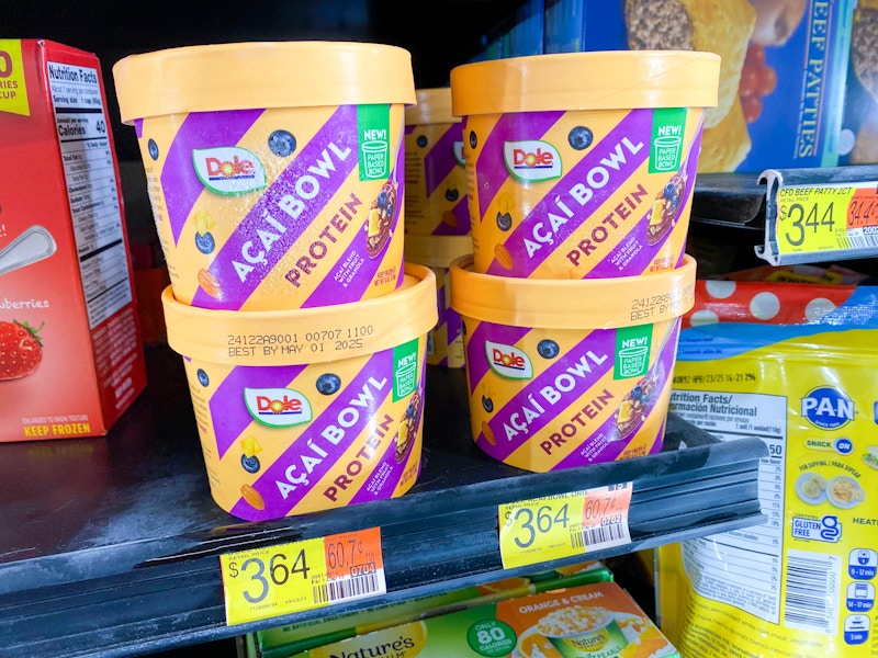 dole acai bowls on walmart shelf