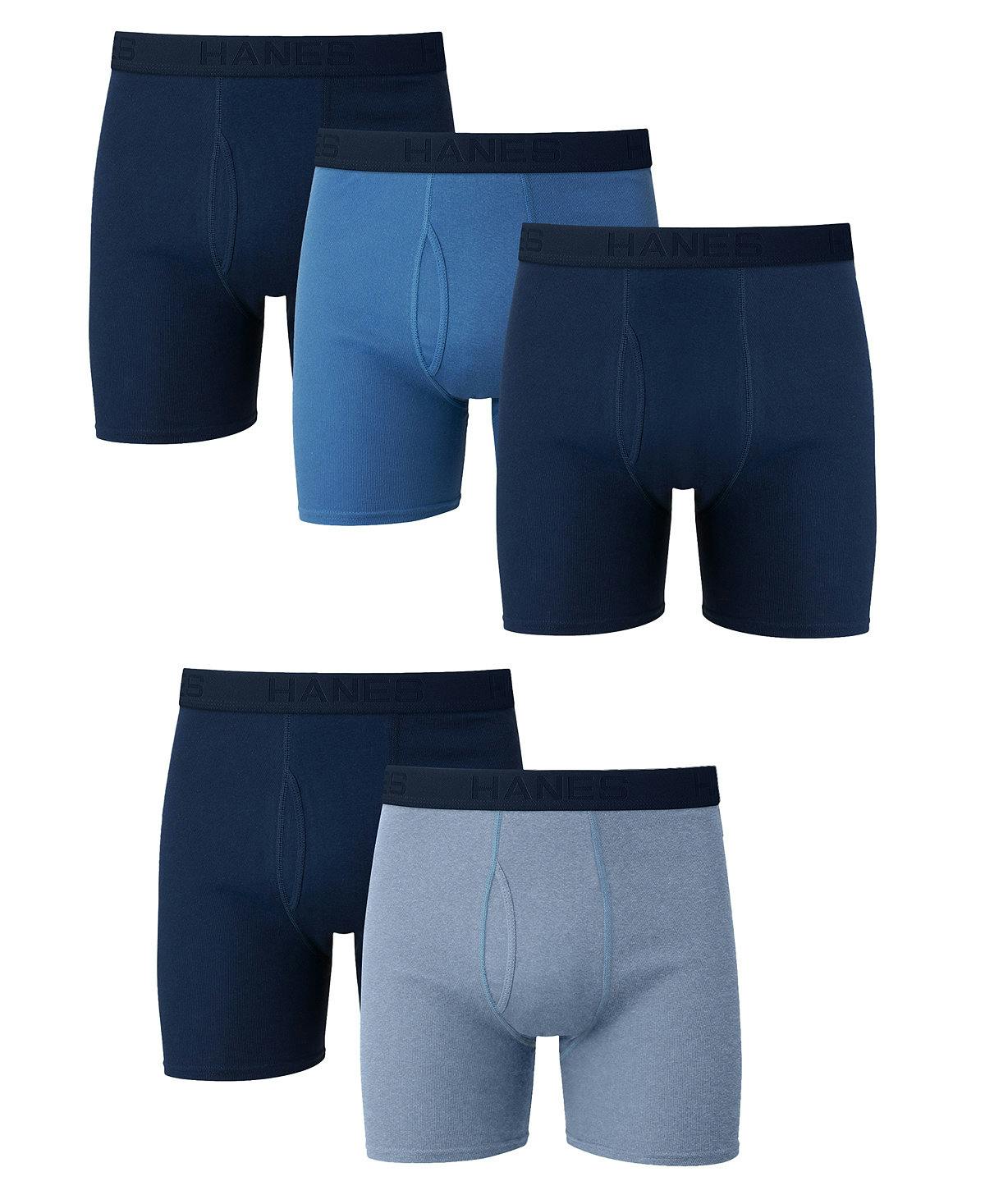 Hanes Men's Boxer Briefs 5-Pack
