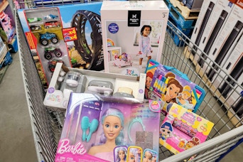 toys in a cart