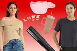 4 deals under $10: apparel, DIY bag set, holiday tumbler & Revlon hair straightener 