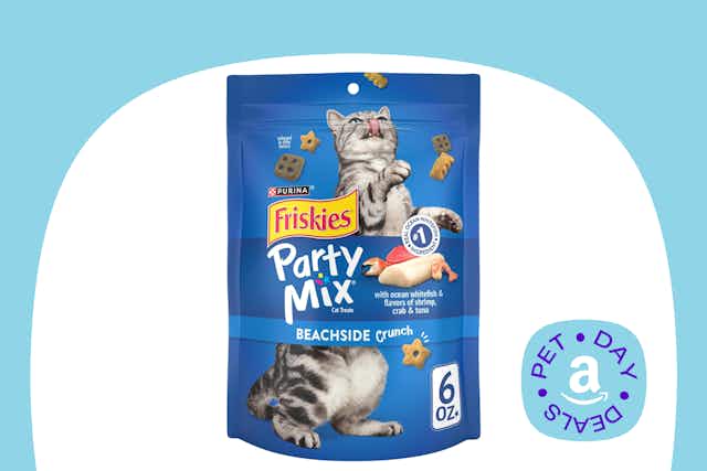 Purina Friskies Cat Treats: 6 Bags for $15 on Amazon ($2.12 Each) card image
