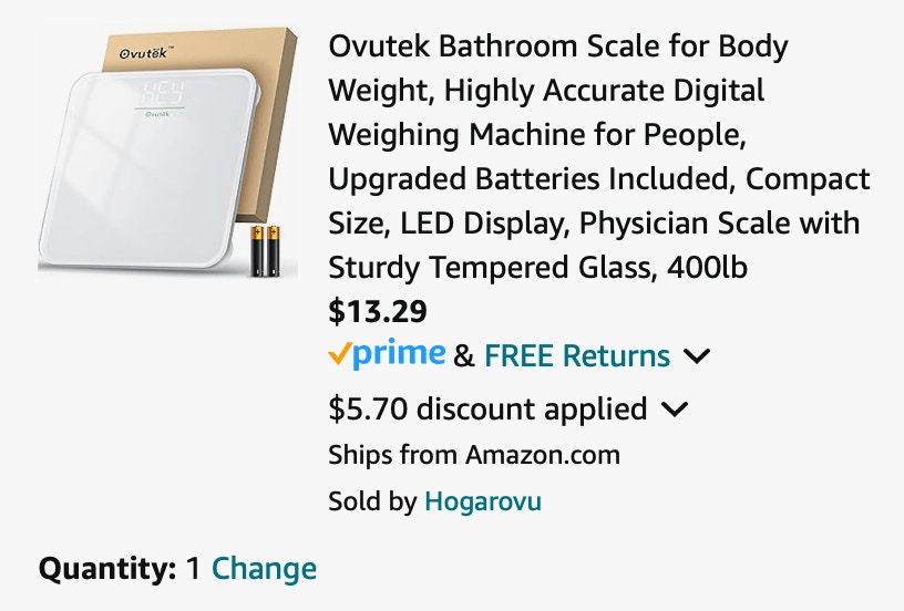 Amazon Bathroom Scale 2024 2