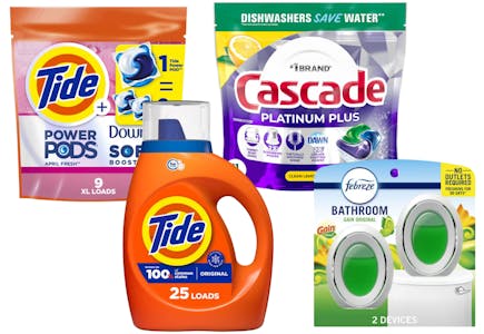4 P&G Laundry Items