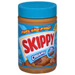 2 Skippy Creamy Peanut Butter Jars