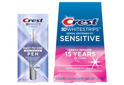 1 Crest 3D Whitening Pen + 1 Whitestrips
