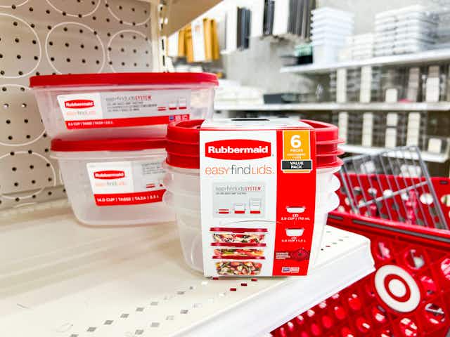 Rubbermaid Easy Find Lids Food Containers, Over 40% Off at Target card image