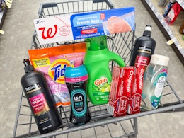 gain tide downy colgate tresemme walgreens brand items in cart