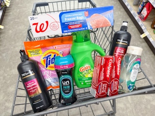 gain tide downy colgate tresemme walgreens brand items in cart