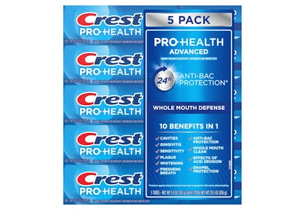 Crest Pro Health Toothpaste 5-Pack
