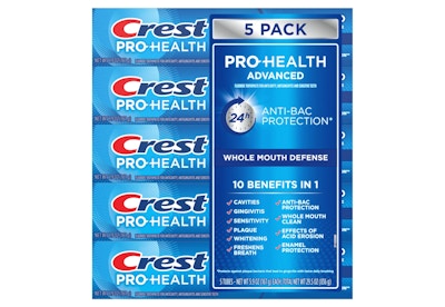 Crest Toothpaste 5-Pack
