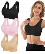 Women's Sports Bras 3-Pack