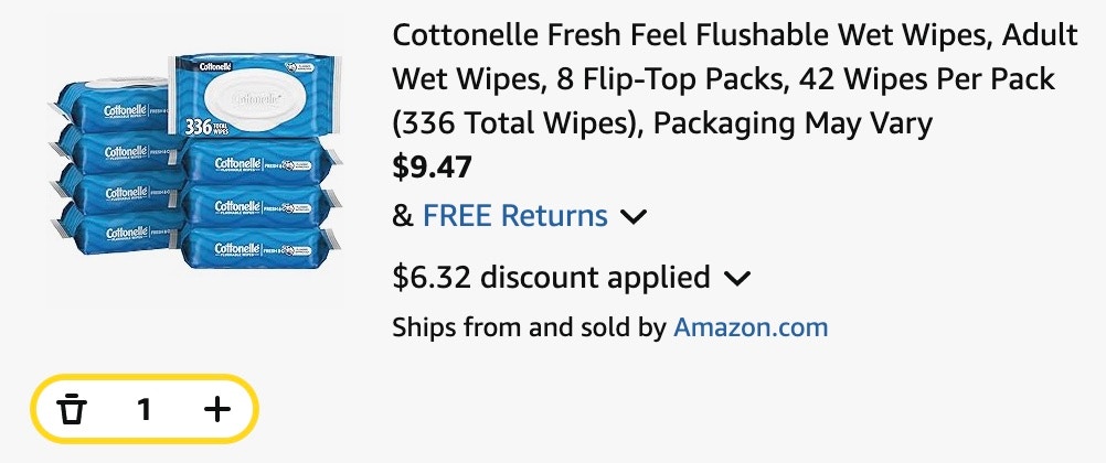 cottenelle wet wipes